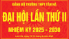 ĐẠI HỘI ĐẢNG BỘ TRƯỜNG THPT TÂN HÀ LẦN THỨ II, NHIỆM KỲ 2025 – 2030: PHÁT HUY TRUYỀN THỐNG – TIẾP BƯỚC THÀNH CÔNG